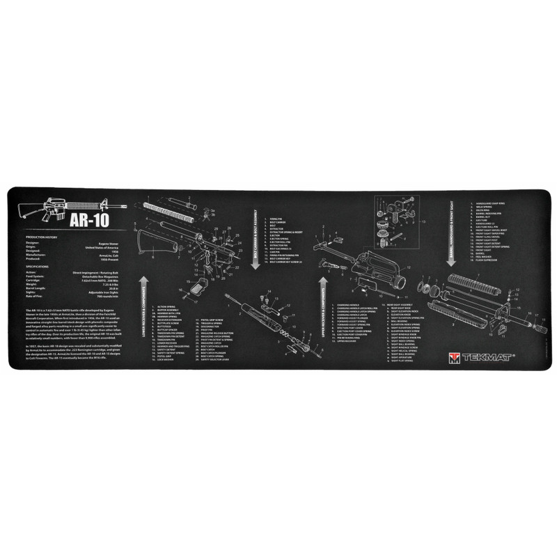 Buy Tekmat Rifle Mat AR10, Black at the best prices only on utfirearms.com