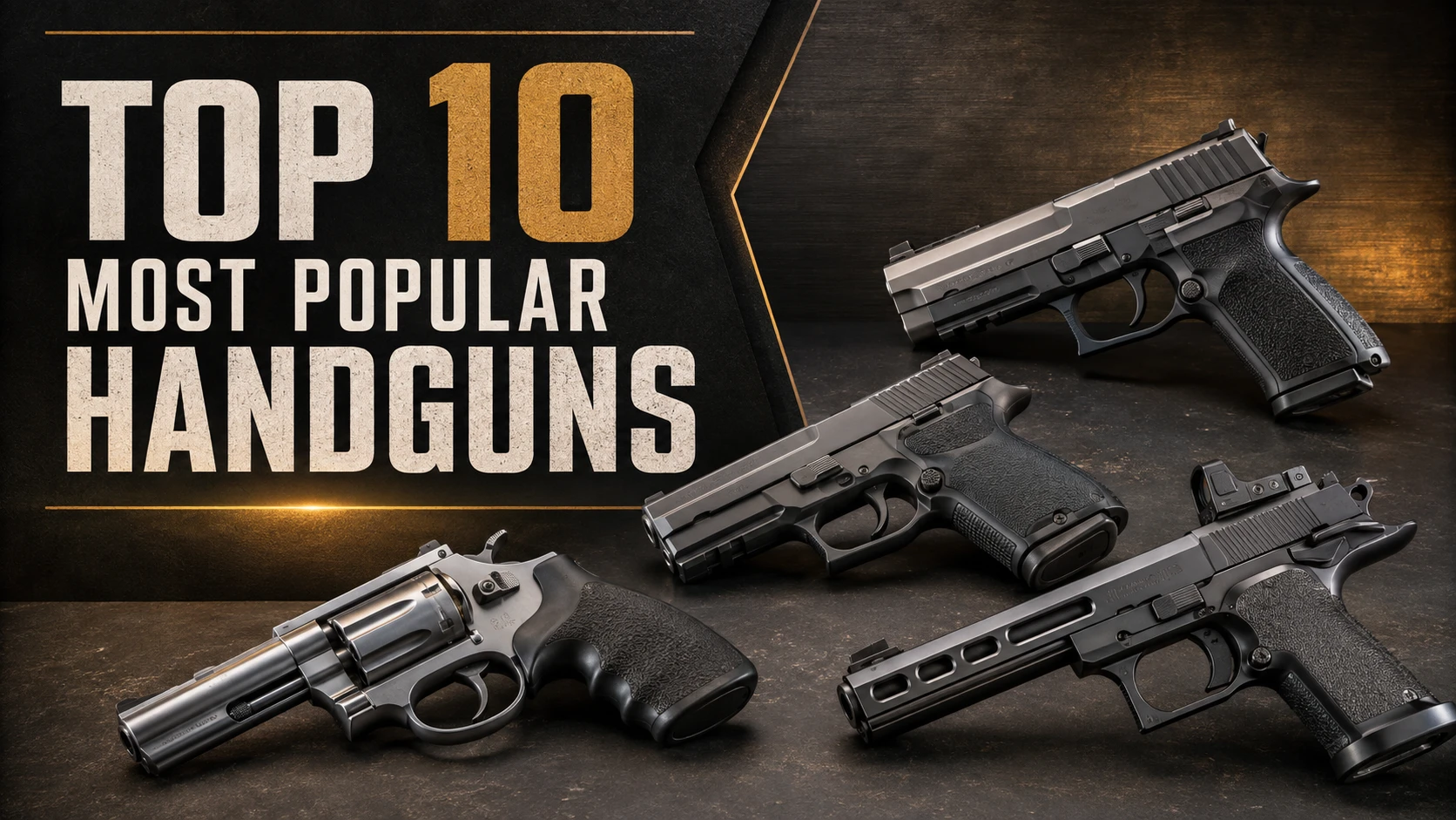 The Top 10 Most Popular Handguns