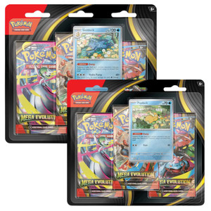 Pokémon TCG: Mega Evolution 3-Pack Blister (Set of Two) Pokémon TCG: Mega Evolution 3-Pack Blister (Set of Two)