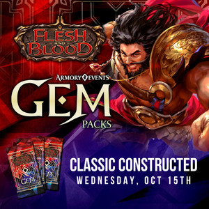 Flesh and Blood - Armory Event - October 15th Flesh and Blood - Armory Event - October 15th
