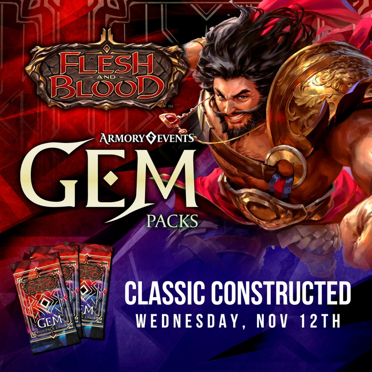 Flesh and Blood - Armory Event - November 12th Flesh and Blood - Armory Event - November 12th
