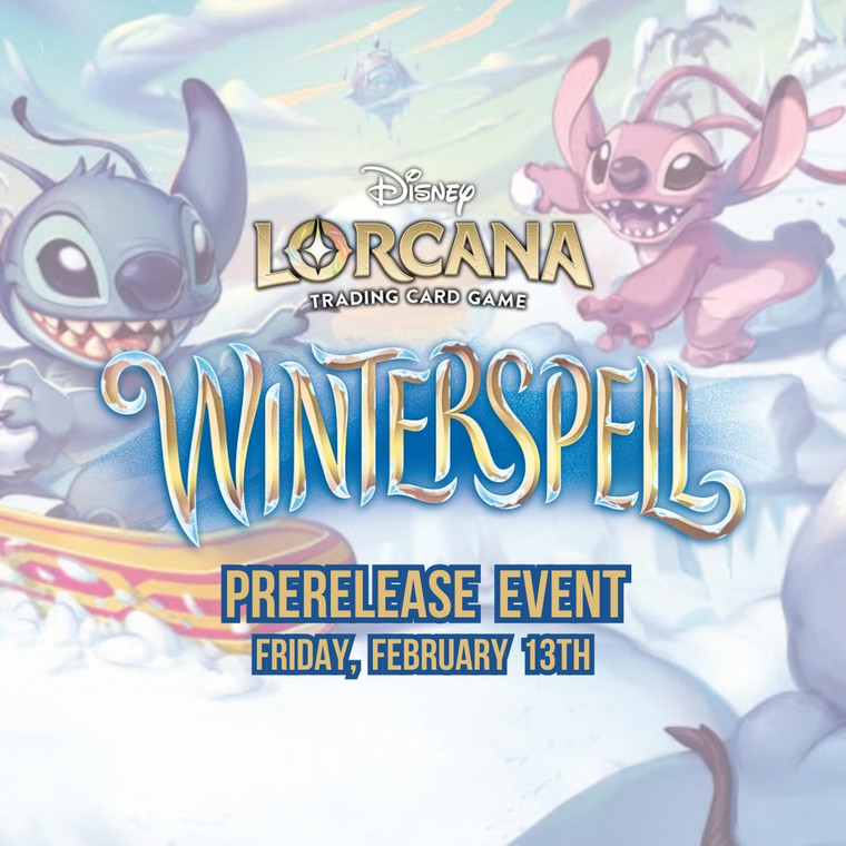 Disney Lorcana - Winterspell Prerelease Sealed Event - Friday, February 13th