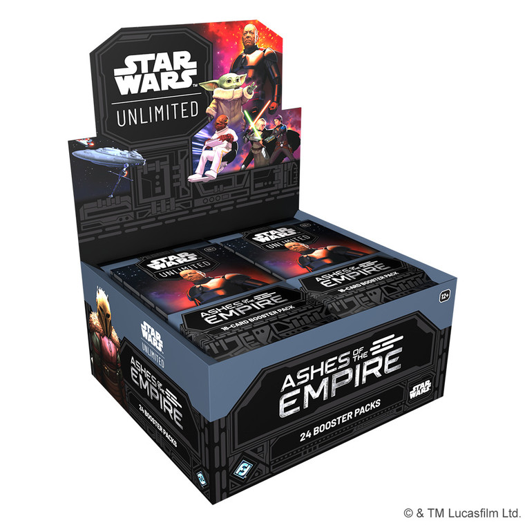 Star Wars: Unlimited - Ashes of the Empire Booster Box (24 Packs)