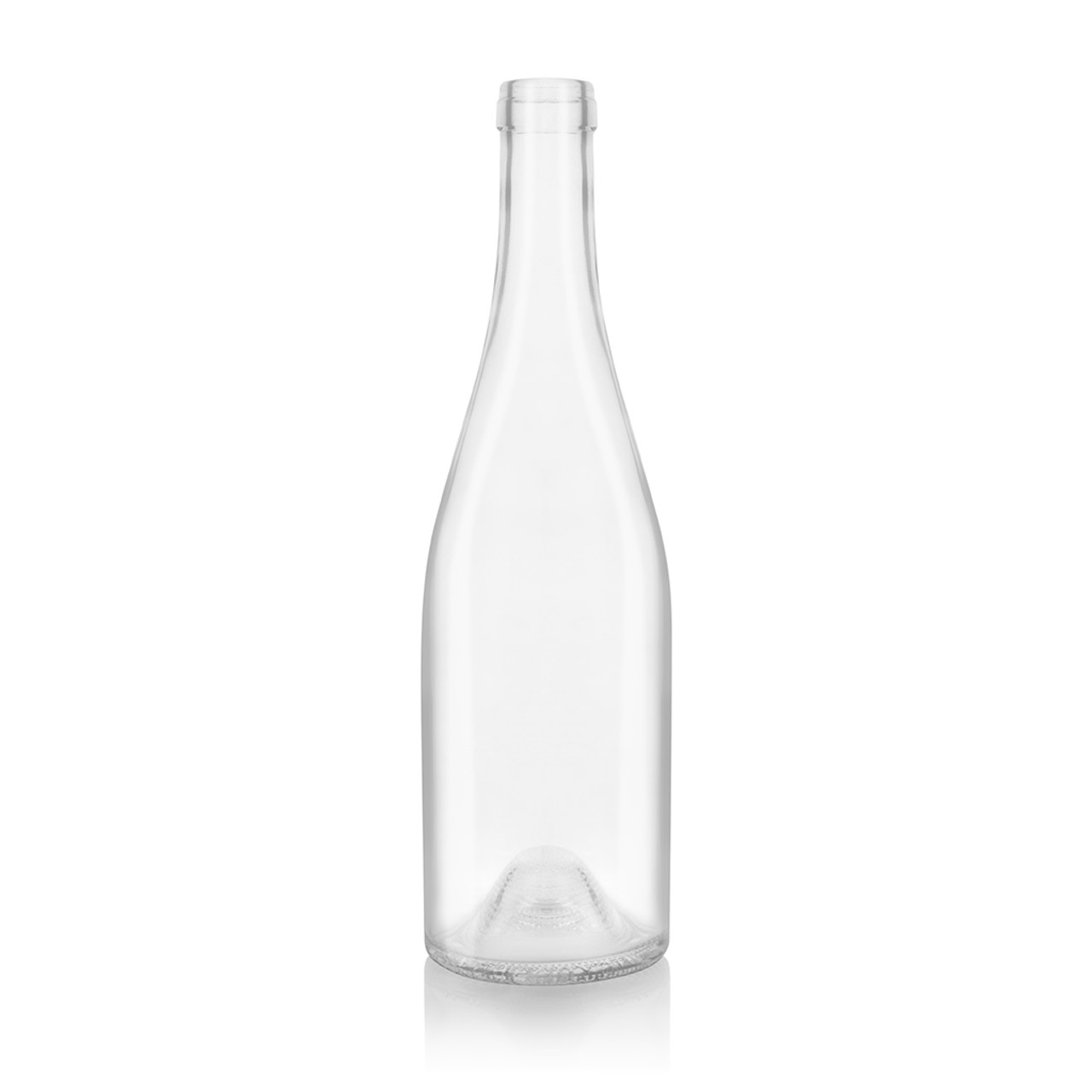 750ml Flint Glass Corker Burgundy Bottle Cork Finish - Pallet ...