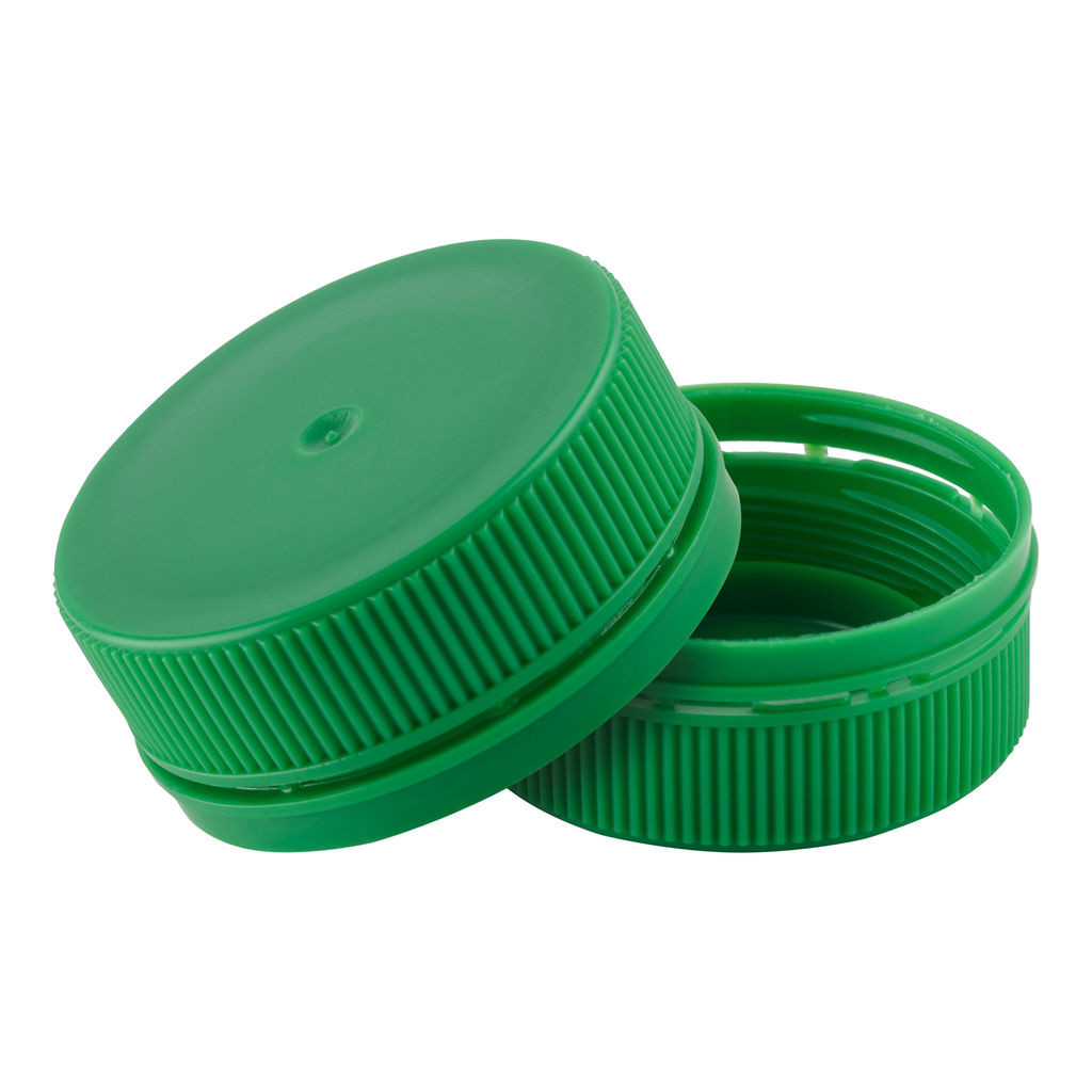 38mm Green Plastic Tamper Evident Snaploc Cap - Plasdene Glass-Pak Pty Ltd