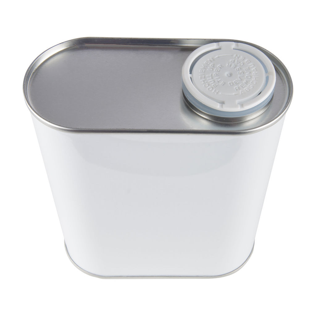 1Ltr White Outside Tinplate Flask - Plasdene Glass-Pak Pty Ltd