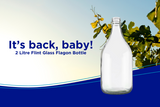 It's back, baby! 2 litre Flint Glass Flagon Bottle