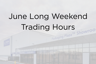 June Long Weekend -Trading Hours 