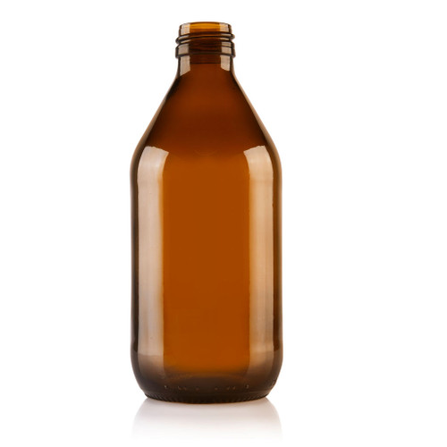 375ml Amber Glass Carbonated Beverage Bottle 28mm Alcoa Finish - Pallet