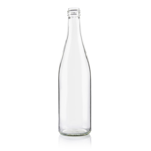 500ml Flint Glass Mineral Water Bottle 28mm Alcoa Finish - Pallet