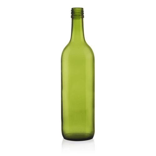 750ml French Green Glass Lightweight Claret Bottle BVS Finish