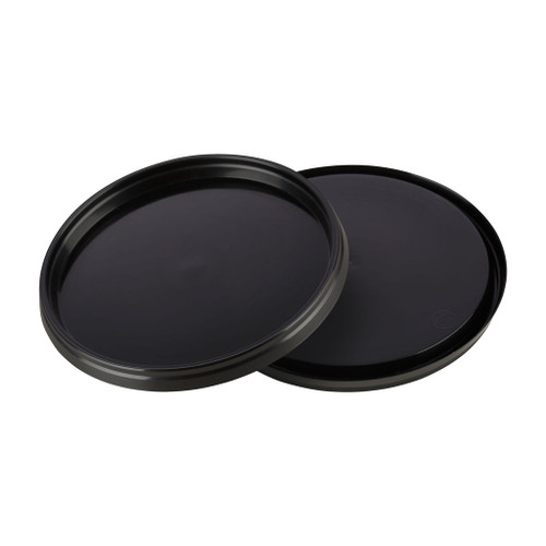 110mm Black Plastic Snap On Lid