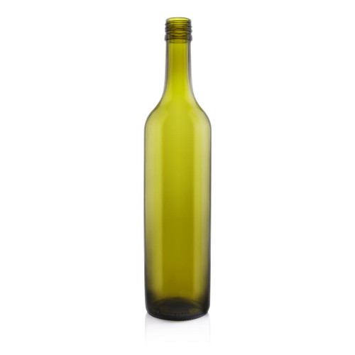 750ml Antique Green Glass Lightweight Premium Claret Bottle BVS Finish