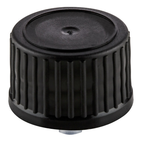 18mm Black Plastic Screw Cap & UNI2-08 Dropper Plug