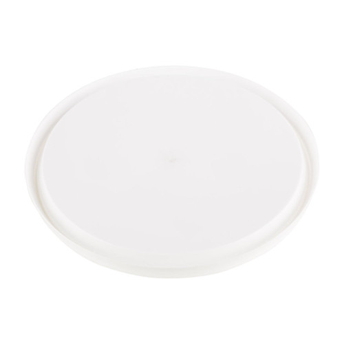 110mm White Plastic Snap On Lid