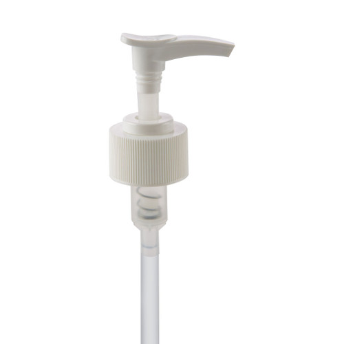 24mm 410 White Plastic Lotion Pump 200mm Diptube