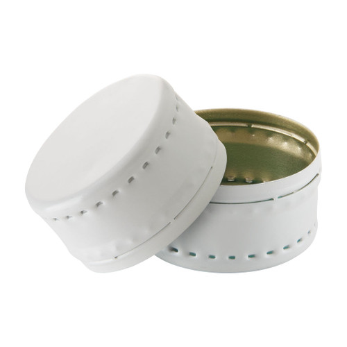 28mm White Metal Tamper Evident Roll-On Cap