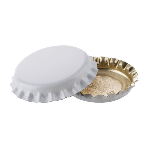 26mm White Metal Crown Closure