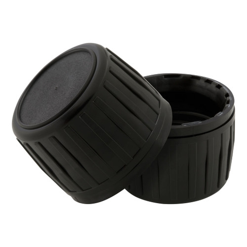 28mm Black Plastic Sensocap Tamper Evident Screw Cap with Liner