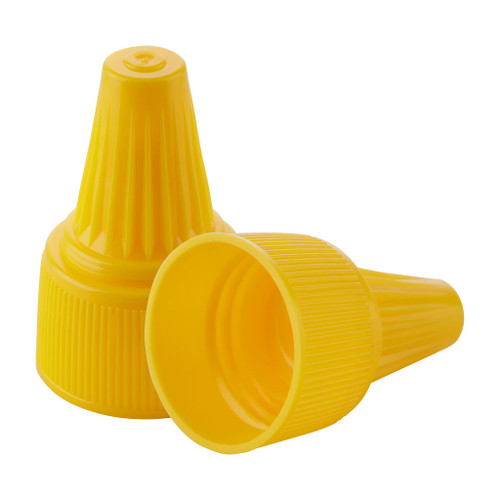 28mm Yellow Plastic 'Twist Open/Close' Screw Cap