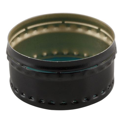 28mm Black Aluminium Tamper Evident Machine Applied Cap