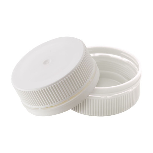 38mm White Plastic Tamper Evident Snaploc Cap