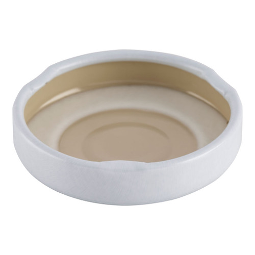 38mm White Metal Button Twist Cap