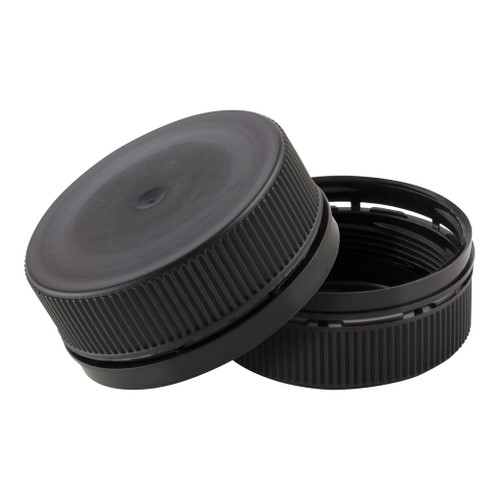 38mm Black Plastic Tamper Evident Snaploc Cap