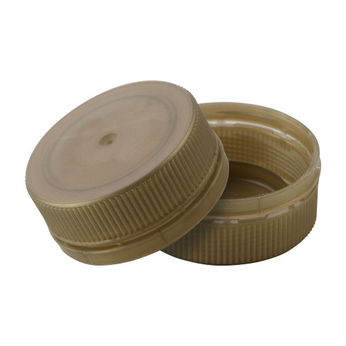 38mm Gold Plastic Tamper Evident Snaploc Cap