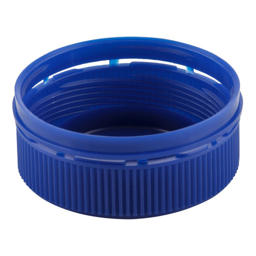 38mm Dark Blue Plastic Tamper Evident Snaploc Cap