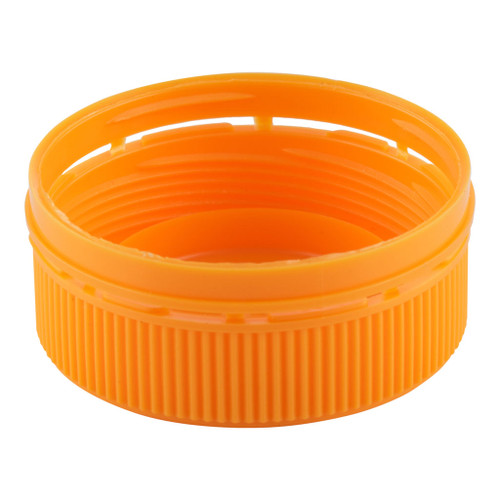 38mm Orange Plastic Tamper Evident Snaploc Cap