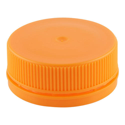 38mm Orange Plastic Tamper Evident Snaploc Cap