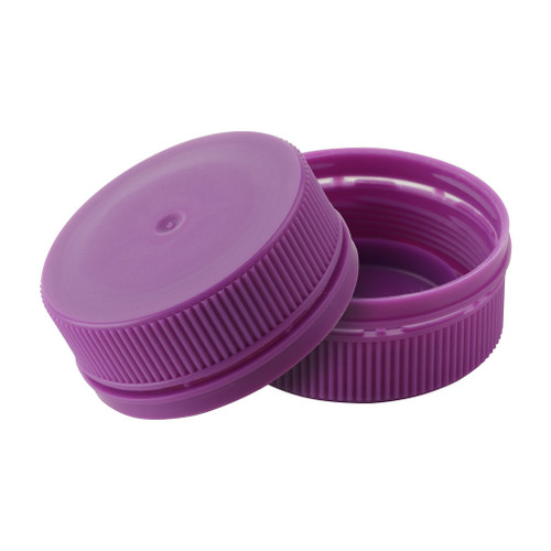 38mm Purple Plastic Tamper Evident Snaploc Cap