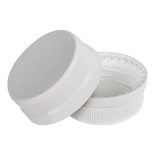38mm White Plastic Extralok T/E Screw Cap