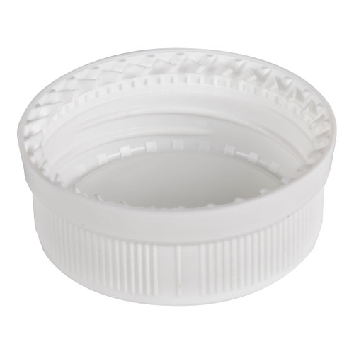 38mm White Plastic Extralok T/E Screw Cap