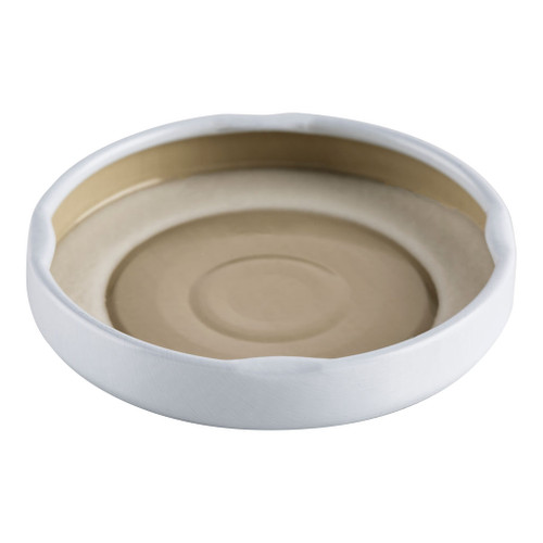 48mm White Metal Button Twist Cap