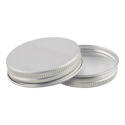 51mm Silver Aluminium Screw Cap with Liner