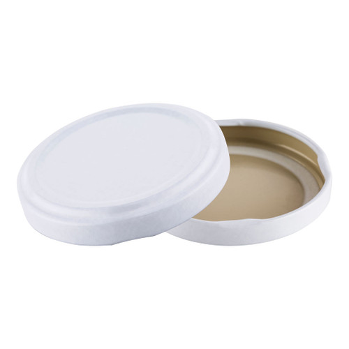 58mm White Metal RTS Twist Cap