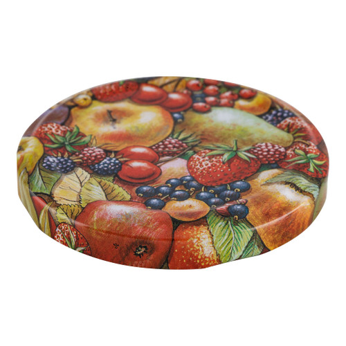 63mm Fruit Print Metal RTS Twist Cap