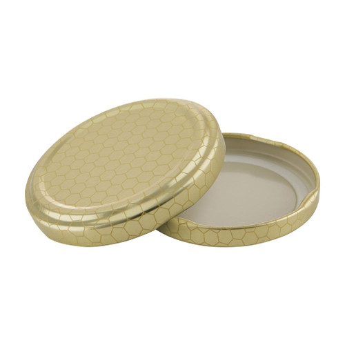 63mm Honeycomb Print RTS Metal Twist Cap