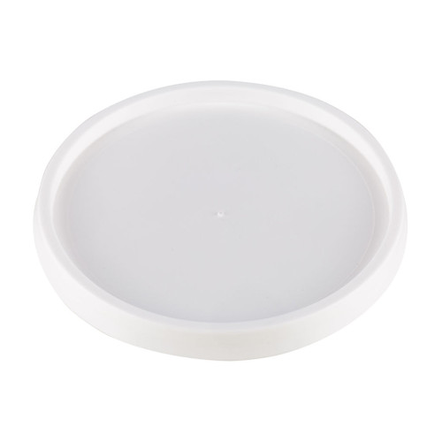 69mm White Plastic Tub Lid