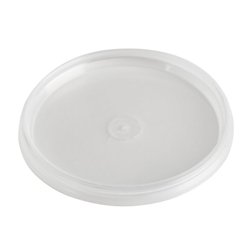 64mm Clear Plastic Snap On Tub Lid
