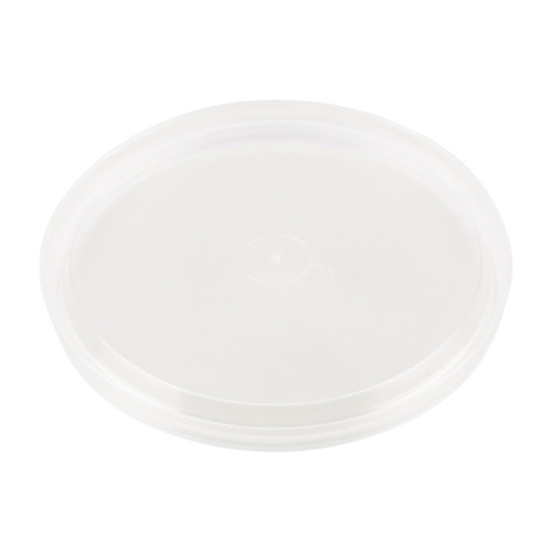 64mm Clear Plastic Snap On Tub Lid
