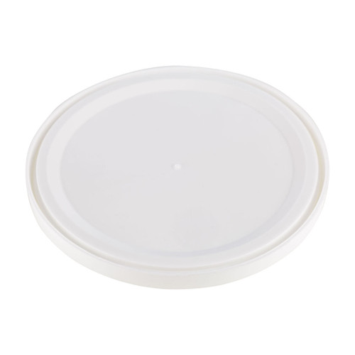 93mm White Plastic Snap On Lid