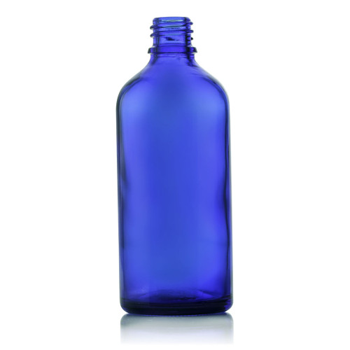 100ml Blue Glass Drop Dispensing Bottle 18mm T/E Finish