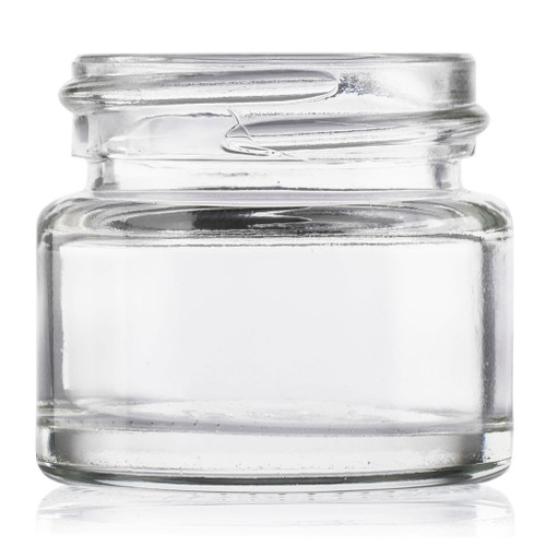 15ml Flint Glass Cream Jar 38mm Screw Finish