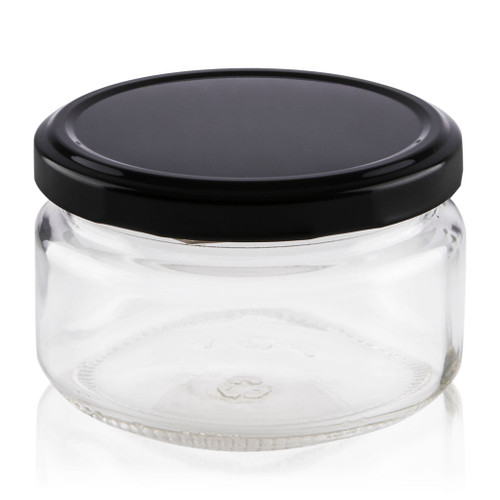 200ml Flint Glass Round Tumbler Jar 82mm Twist Finish - Pallet