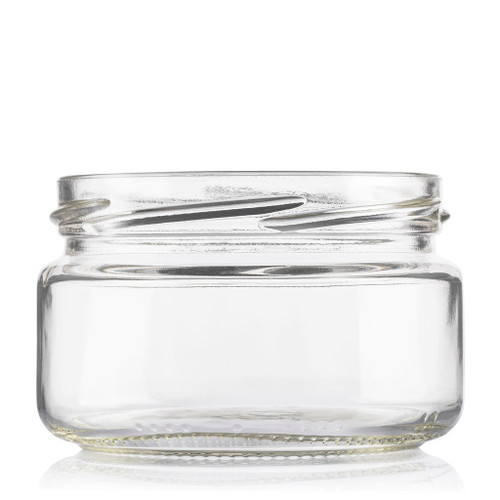 200ml Flint Glass Round Tumbler Jar 82mm Twist Finish - Pallet