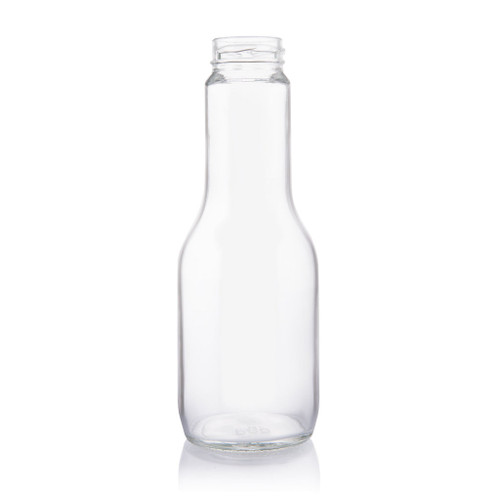 350ml Flint Glass Round Sauce Bottle 38mm Twist Finish - Carton