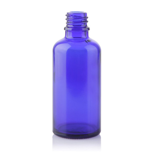 50ml Blue Glass Drop Dispensing Bottle 18mm T/E Finish
